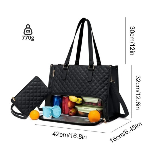 Sac Lunch Box Isotherme 2 en 1 Femme
